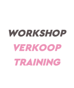Workshop Verkooptraining